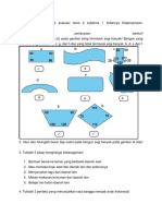 Soal Evaluasi Tema 2 Subtema 1