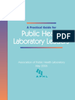A Practical Guide For Public Health Laboratory Leaders 2006