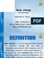 1 Gene Cloning An Overview