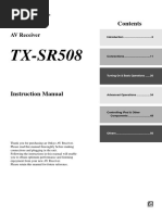 Manual HT-S6305 TX-SR508 en PDF