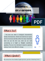 SEX-VS Gender