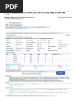 Gmail - FWD - Booking Confirmation On IRCTC, Train - 12166, 22-May-2020, 3A, BOY - LTT PDF