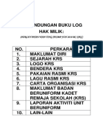 1 Isi Kandungan Buku Log