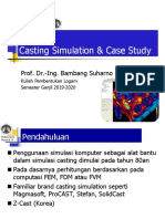 Casting Simulation & Study Case