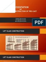 Lift Slab Construction of Pre-Cast