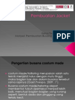 Pembuatan Jacket KD 1