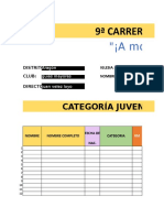 Formato Carrera Atlética 