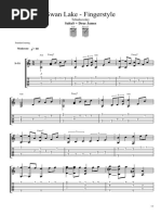 Swan Lake Fingerstyle TAB Tchaikovsky Drue James PDF