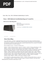 ASA Failover Troubleshooting On 7.x and 8