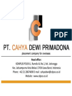 Pt. Cahya Dewi Primadona