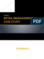 Retail Management Case Study: Made By