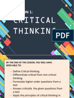 Lesson 1 Critical-Thinking