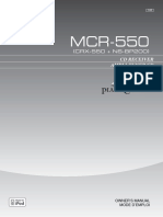 Yamaha MCR-550 PDF