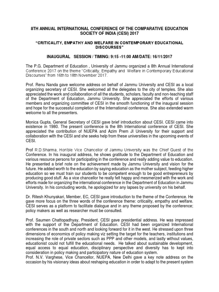 Final Report Cesi 2017 1 | PDF | Intellectual Giftedness | Educational ...