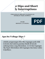 Voltage Dips Dan Short Supply Interruptions