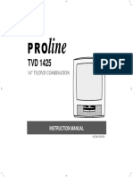 Proline TVD1425 Instruction Book