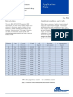 Analysis of Traces in Aluminium