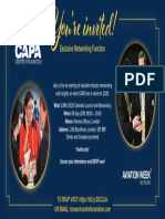 CAPA Networking Event - London PDF