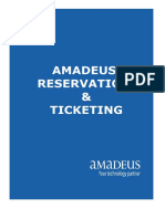 AMADEUS TRAINING MANUAL 190 Ticketing & Reservation