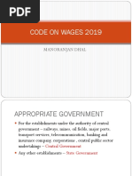 Code on Wages 2019 Overview | PDF | Cost Of Living | Employment