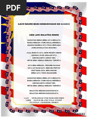 Lirik Lagu Malaysia Bersih