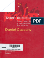Cassany (2006) - Taller de Textos