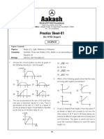 Practics Sheet-01 SICENCE