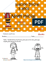 Evaluación Inicila 5 Años IE Original PDF