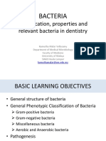 Bacteria-Classification, properties and relevant bacteria in dentistry kmv