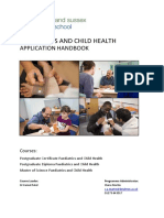 Paediatrics Child Health Application Handbook 2019 20 PDF