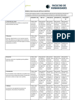 Rubrica para Evaluar Articulo Cientifico PDF