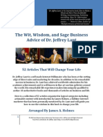 The Wit Wisdom Sage Business Advice Dr Jeffrey Lant