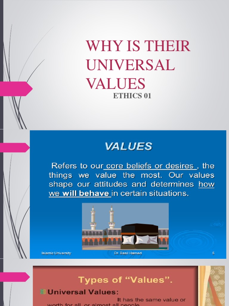 Understanding Universal Values in Ethics | PDF | Value (Ethics ...