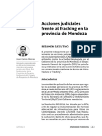 Acciones judiciales frente al fracking en Mendoza