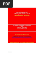 Dictionnaire Francais Espagnol | PDF | Dictionnaire | Langues
