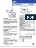 Detector de Humo Ficha Tecnica PDF