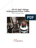 Catnexans HV Underground Power Cable, 60-500 KV