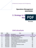 MACE30461 Operations Management Strategy in Operations Management