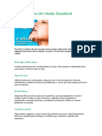 6 Dicas para Um Verão Saudável PDF