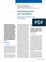 Aortenaneurysma Und - Dissektion