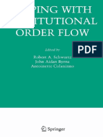 Coping With Institutional Order Flow Zicklin School of Business Financial Markets Series