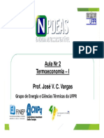 Aula 2 Termoeconomia Jose Vargas UFPR PDF