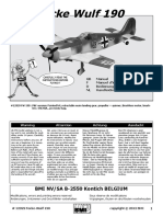 Avion RC BMI Focke Wulf 190 - BMI