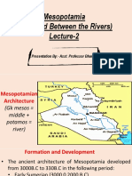 Mesopotamian - Civilization & Architecture - Lecture 2 PDF