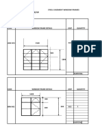 Steel Window Framws Quotation