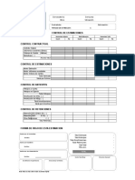 Control de Estimaciones