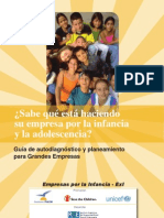Guía de Autodiagnóstico y Planeamiento en RSE e Infancia para Grandes Empresas