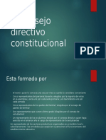 El Consejo Directivo Constitucional