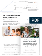 19 Características de Bons Professores PDF