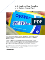 Oyster Card de Londres
